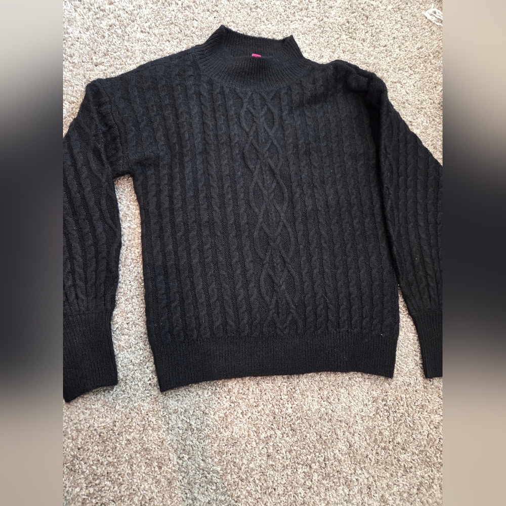 Vince Camuto Black Knit Sweater